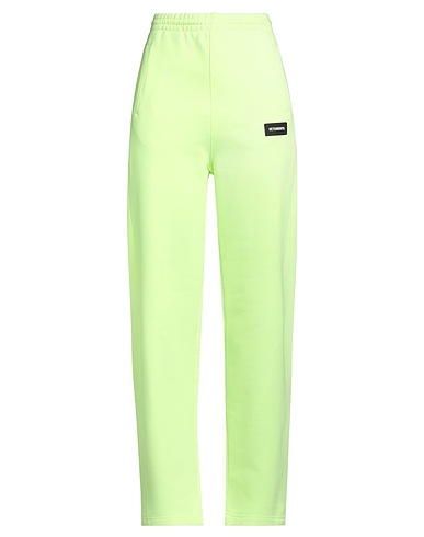 VETEMENTS Pantalone Verde lime 80% Cotone, 20% Poliestere