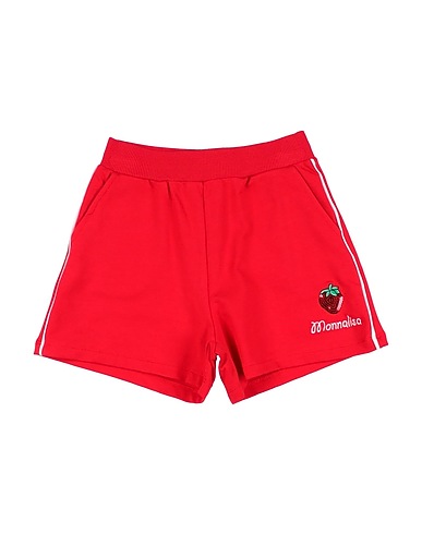 MONNALISA Shorts & Bermuda Rosso 95% Cotone, 5% Elastan