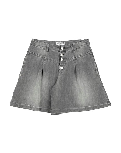 ICEBERG Denim shorts Grey 98% Cotton, 2% Elastane