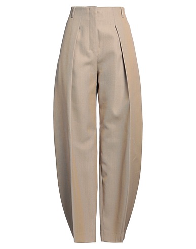 JACQUEMUS Casual trouser LA CASA Beige 63% Polyester, 37% Virgin Wool