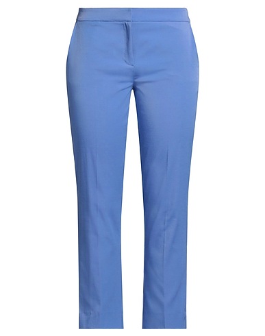 EMME by MARELLA Casual trouser Light blue 78% Polyester, 19% Viscose, 3% Elastane