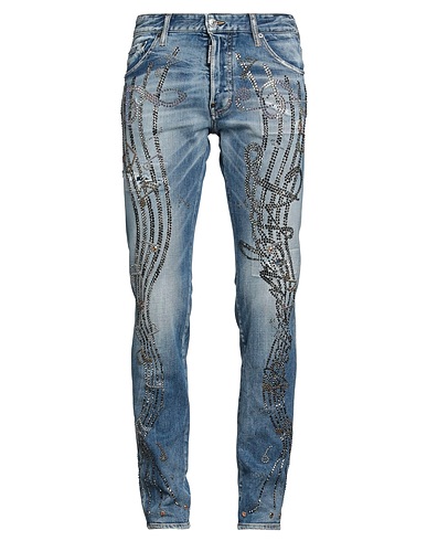 DSQUARED2 Denim trousers Blue 99% Cotton, 1% Elastane