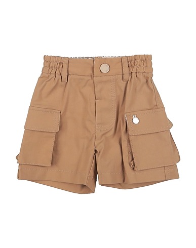 MONNALISA Shorts & Bermuda Camel 71% Cotton, 26% Polyamide, 3% Elastane