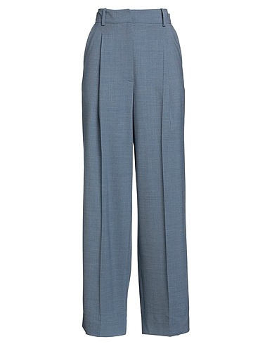 JW ANDERSON Casual trouser Slate blue 93% Wool, 7% Elastane