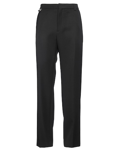 JACQUEMUS Pantalone Nero 100% Lana Vergine