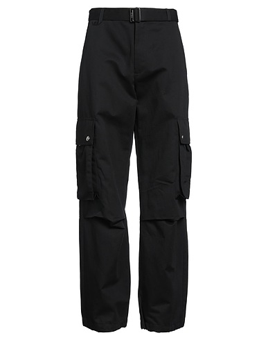 JACQUEMUS Hosen Schwarz 82% Baumwolle, 18% Leinen