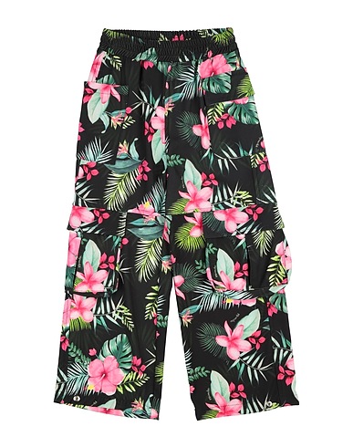 MONNALISA Casual trouser Black 97% Polyester, 3% Elastane