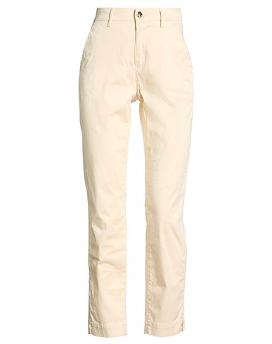 KAOS JEANS Casual pants AVORIO 96% Cotton, 4% Elastane