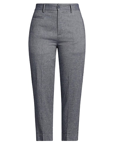 BONHEUR Pantalone Avio 37% Viscosa, 30% Cotone, 18% Poliestere, 15% Lino