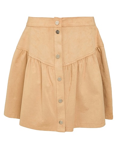 LIU •JO Mini skirt Camel 90% Polyester, 10% Elastane