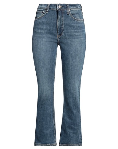 RAG & BONE Bootcut Jeans Blue 92% Cotton, 6% Polyurethane, 2% Elastane