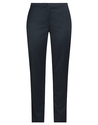 EMPORIO ARMANI Casual trouser Navy blue 98% Virgin Wool, 2% Elastane