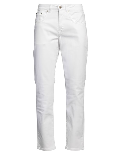 DEVORE INCIPIT Denim trousers 98% Cotton, 2% Elastane