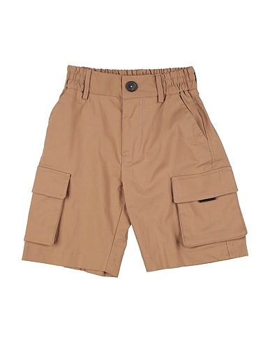 MONNALISA Shorts & Bermuda Camel 71% Cotton, 26% Polyamide, 3% Elastane