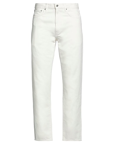 EDWIN Denim trousers White 100% Organic cotton