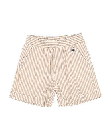 MONNALISA Shorts & Bermuda Sand 99% Cotton, 1% Elastane
