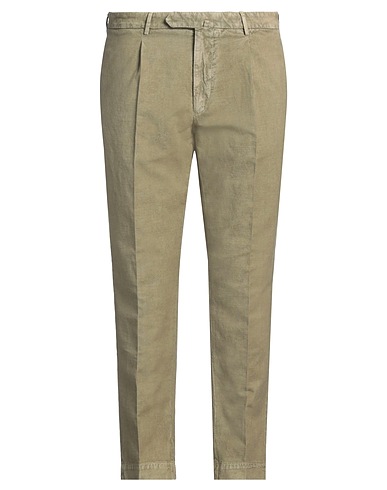 SANTANIELLO Casual trouser EVOLUTO Sage green 69% Cotton, 31% Linen