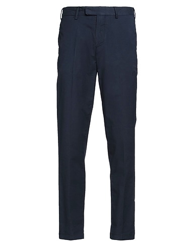 DEVORE INCIPIT Casual pants Midnight blue 98% Cotton, 2% Elastane