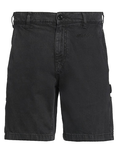 MOSCHINO Denim shorts Black 100% Cotton