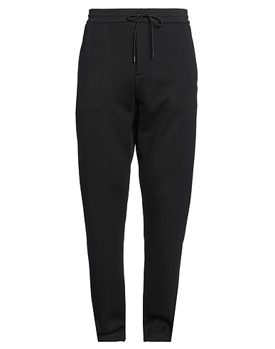 EMPORIO ARMANI Casual trouser Black 100% Cotton, Elastane