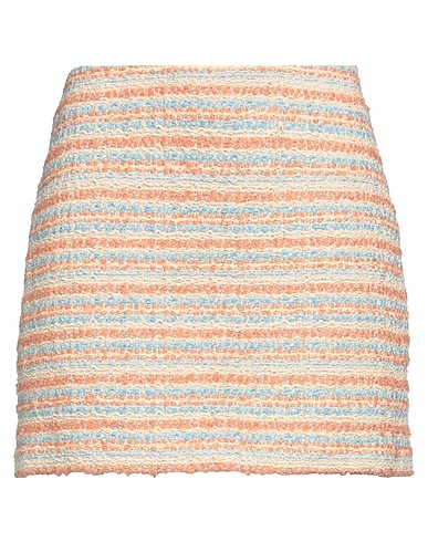 ROBERTO COLLINA Mini skirt Sand 66% Cotton, 15% Viscose, 9% Linen, 6% Nylon, 4% Silk