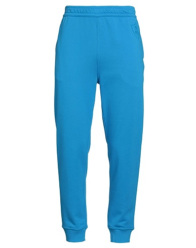 BURBERRY Casual pants Azure 100% Cotton, Elastane