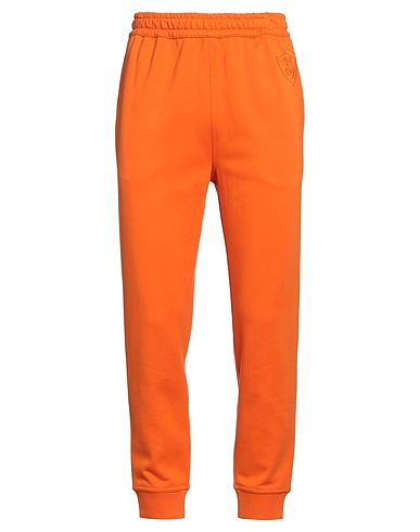 BURBERRY Casual trouser Orange 100% Cotton, Elastane