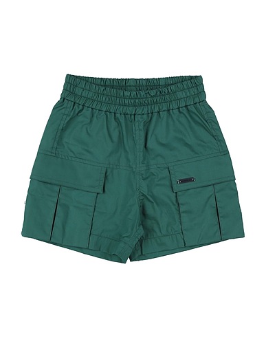 MONNALISA Shorts & Bermuda Dark green 100% Cotton
