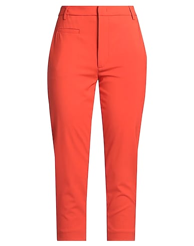 DONDUP Casual trouser Orange 98% Wool, 2% Elastane