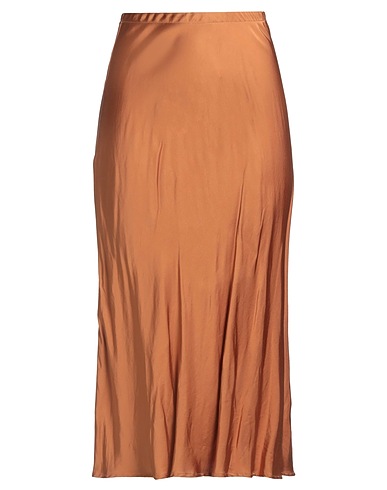 EDITED Midi skirt Camel 100% Viscose