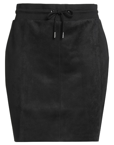 GUESS Mini skirt Black 92% Polyester, 8% Elastane