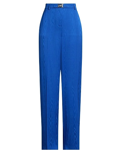 BOUTIQUE MOSCHINO Casual trouser Bright blue 100% Viscose