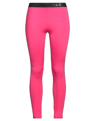 BALMAIN Leggings Fuchsia 80% Polyamide, 20% Elastane