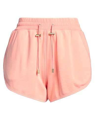 BALMAIN Shorts & Bermuda Salmon pink 100% Cotton, Elastane