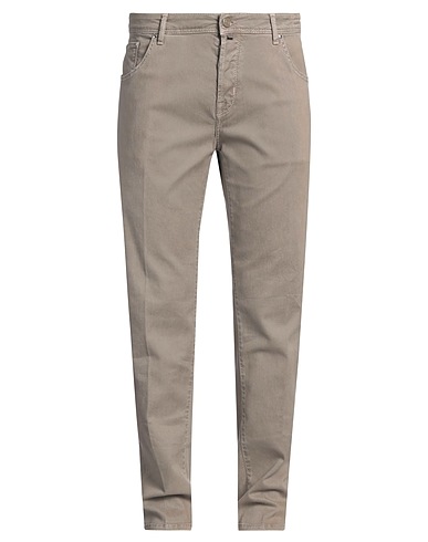 JACOB COHЁN Casual pants Khaki 49% Cotton, 49% Lyocell, 2% Elastane, Polyester