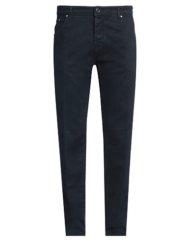 JACOB COHЁN Casual trouser Midnight blue 49% Cotton, 49% Lyocell, 2% Elastane, Polyester