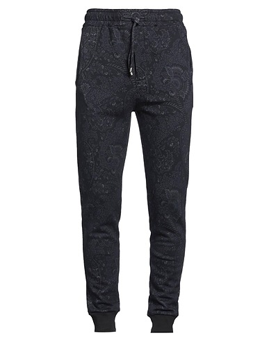 ETRO Casual trouser Navy blue 92% Cotton, 8% Nylon, Elastane