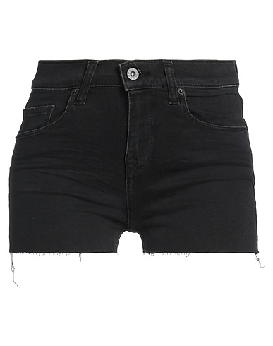 BRIAN DALES Denim shorts 98% Cotton, 2% Elastane