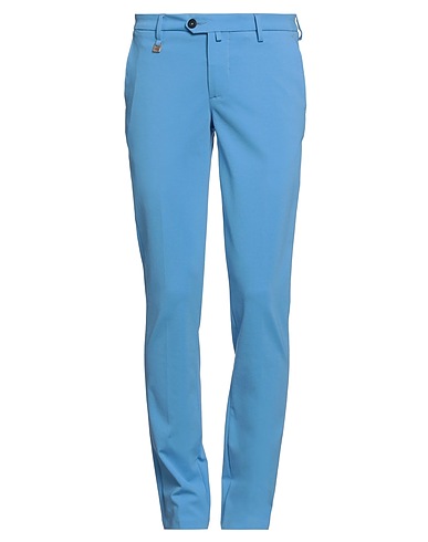 BARBATI Casual trouser Light blue 52% Cotton, 42% Polyamide, 6% Elastane