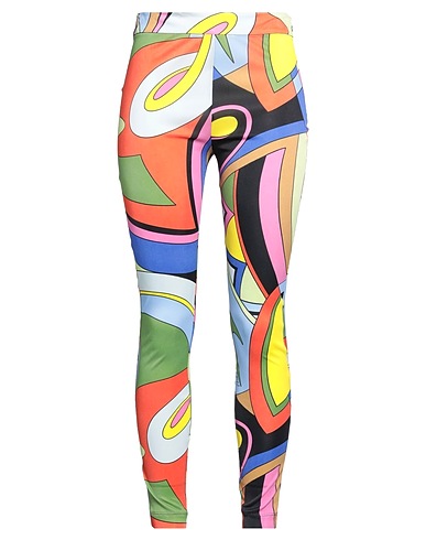 MOSCHINO Leggings COUTURE Arancione 100% Viscosa