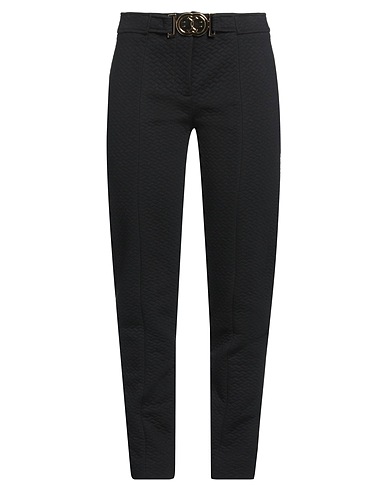 MOSCHINO Casual trouser COUTURE X SMILEY Black 67% Polyamide, 33% Cotton