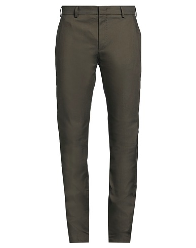 PT Torino Casual trouser Dark green 60% Cotton, 36% Polyamide, 4% Elastane