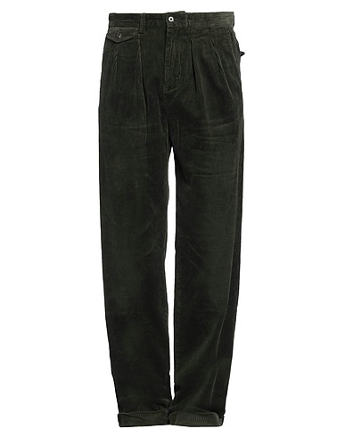 POLO RALPH LAUREN Casual trouser Dark green 100% Cotton