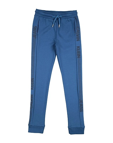 CALVIN KLEIN JEANS Casual trouser Pastel blue 100% Organic cotton, Elastane