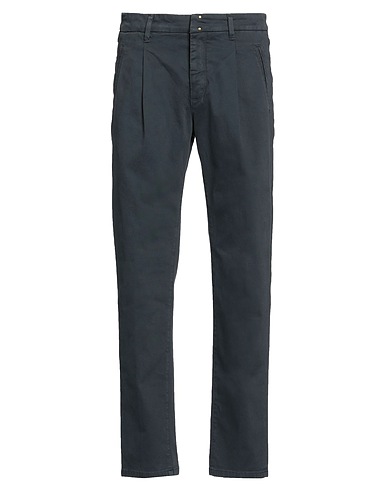 INCOTEX Casual pants BLUE DIVISION Slate blue 98% Cotton, 2% Elastane