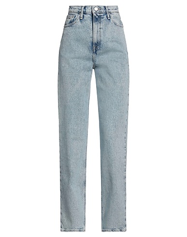 TOMMY JEANS Denim trousers Blue 79% Cotton, 20% Recycled cotton, 1% Elastane