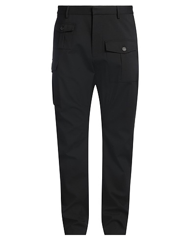 DSQUARED2 Casual pants Black 95% Virgin Wool, 5% Elastane