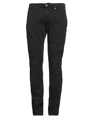 JECKERSON Casual pants Black 98% Cotton, 2% Elastane