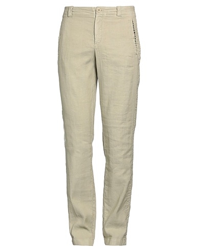 BIKKEMBERGS Pantalone Verde salvia 53% Cotone, 47% Lino