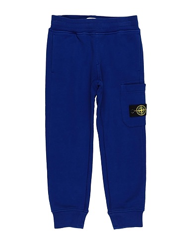 STONE ISLAND JUNIOR Casual trouser Blue 100% Cotton